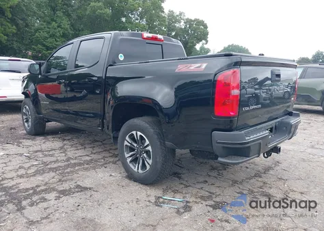 2021 Chevrolet Colorado 2Wd Short Box Z71 из США, поврежденный, VIN 1GCGSDEN3M1195595